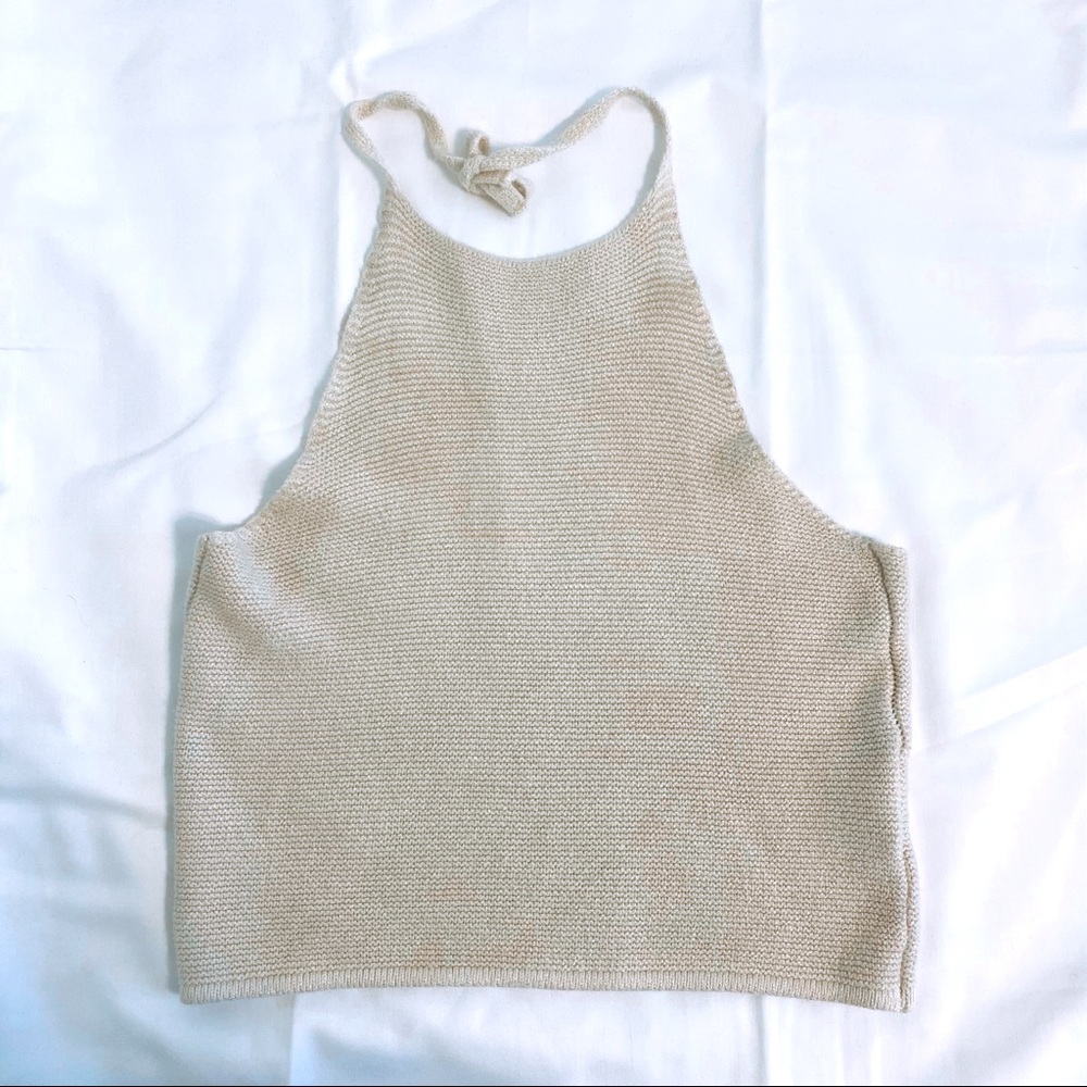 Cropped Halter Tank